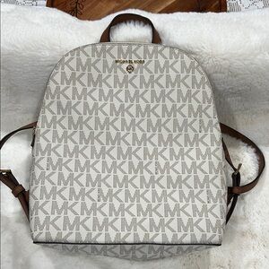 Michael Kors Cream Backpack
